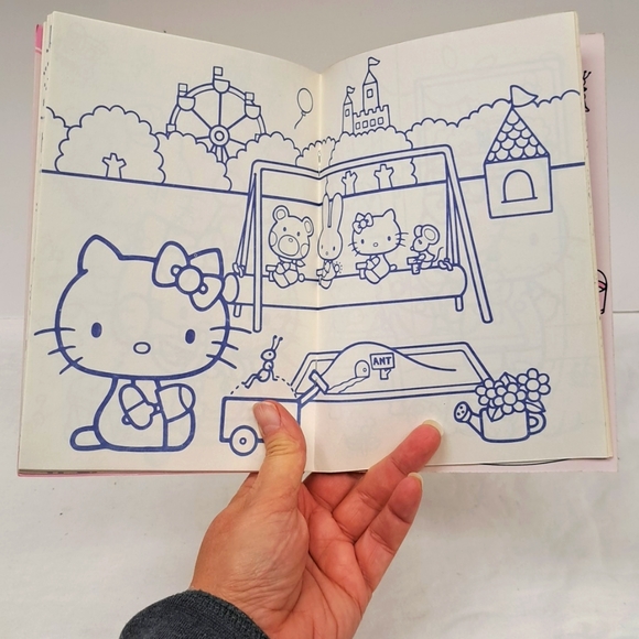 Vintage 1976 SANRIO HELLO KITTY'S COLORING BOOK made in Japan - Picture 7 of 8